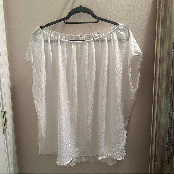 CAbi White, Tie Back Top. - Picture 3 of 5